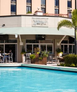 Enjoy beautiful views from Harry's Poolside Bar & Grill. 